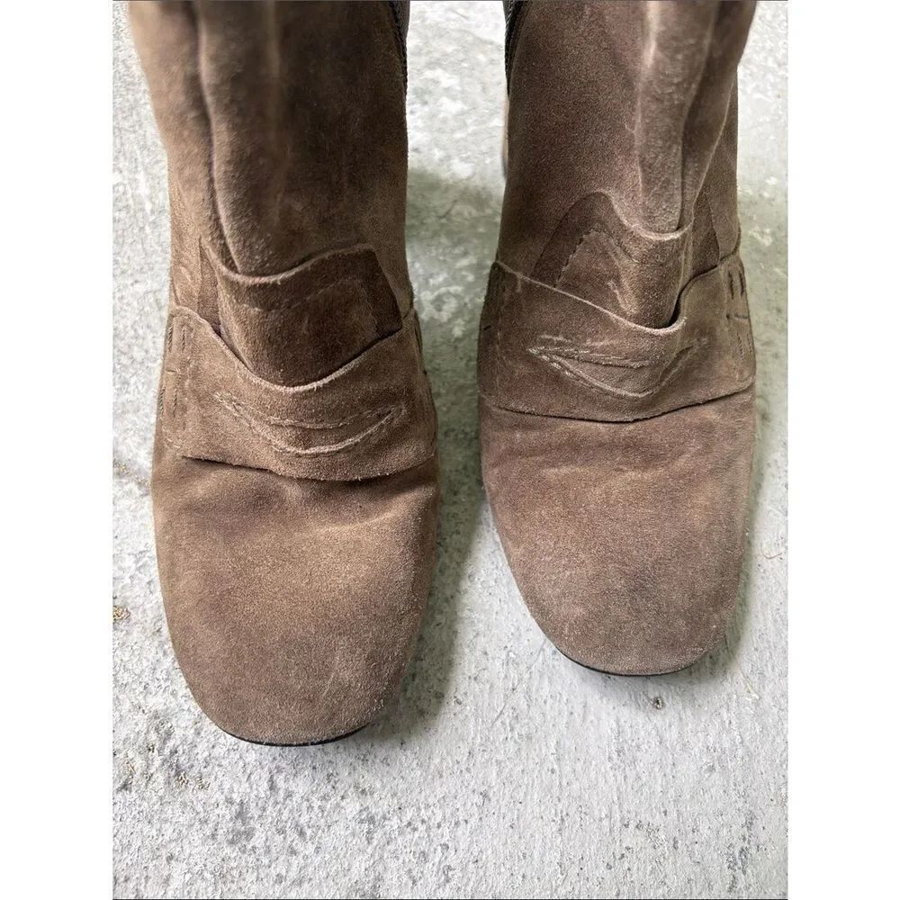 Stuart Weissman Moxanne  suede ankle boots - Picture 6 of 10